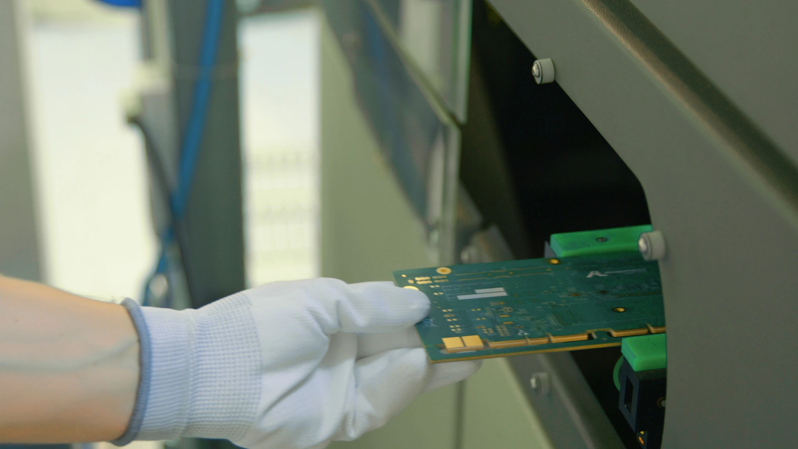 Quality control workstation representing inspection and verification
