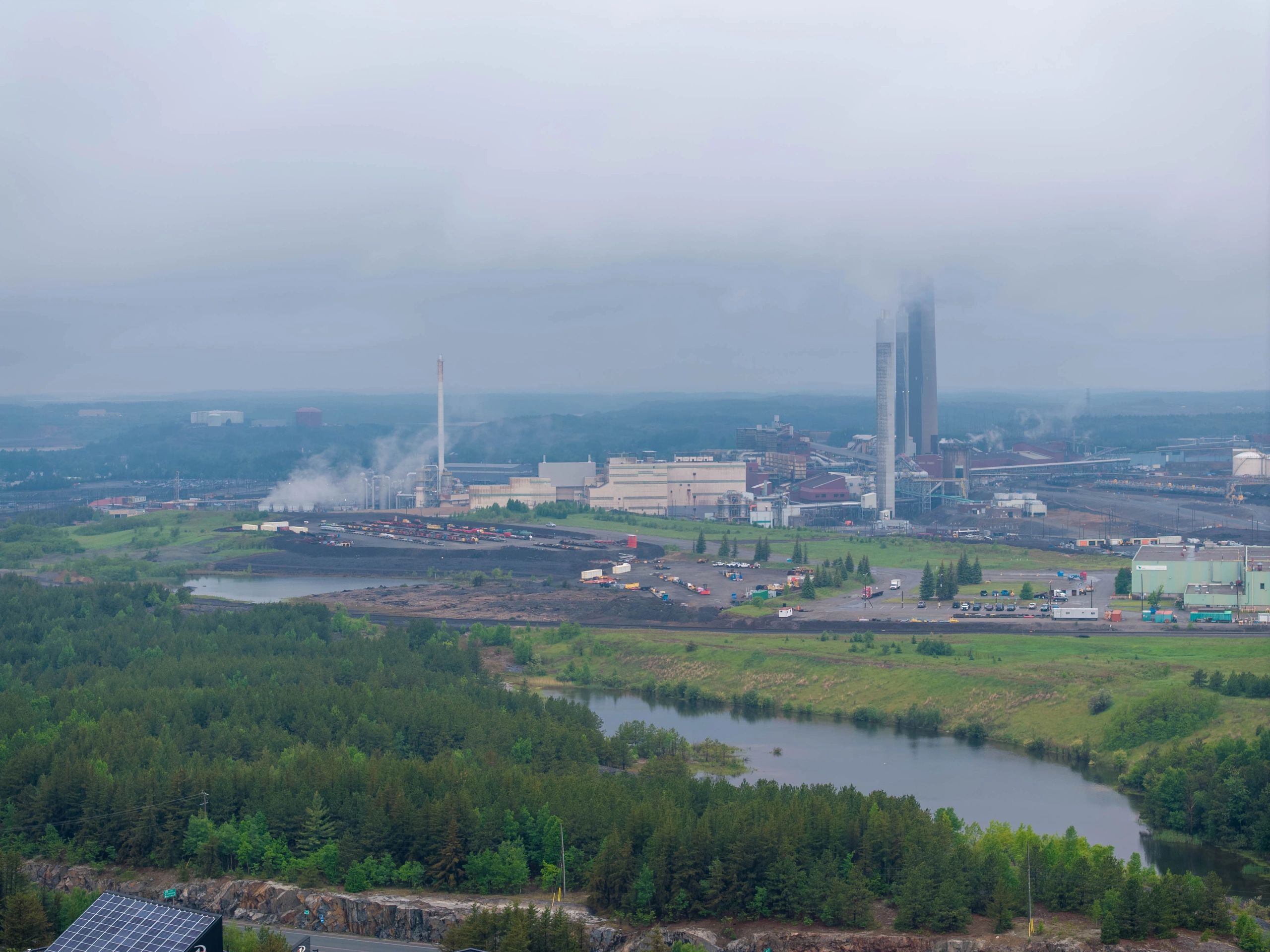 Industrial minerals processing facility overview